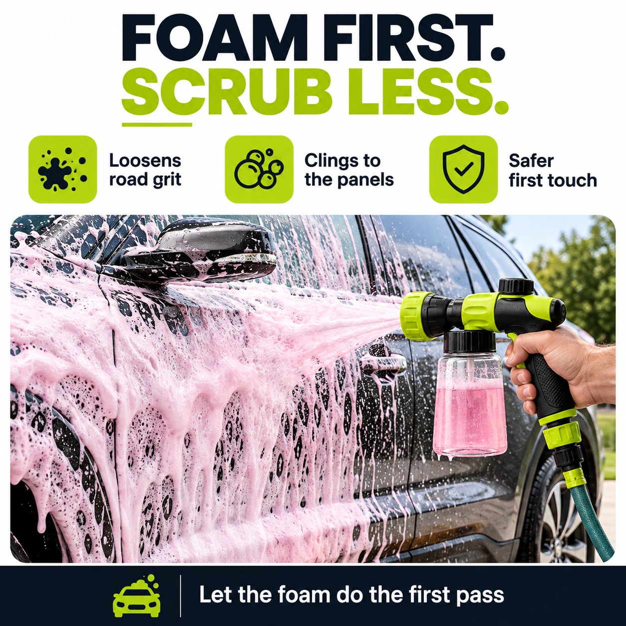 TechCar FoamJet Hose Foam Gun