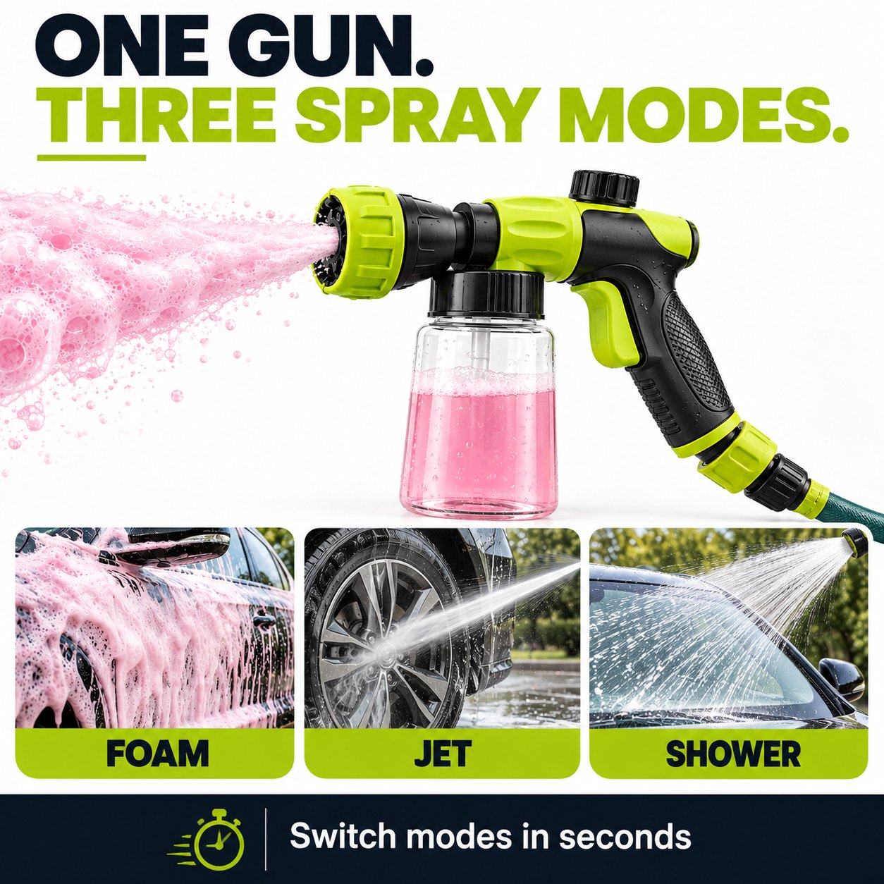 TechCar FoamJet Hose Foam Gun