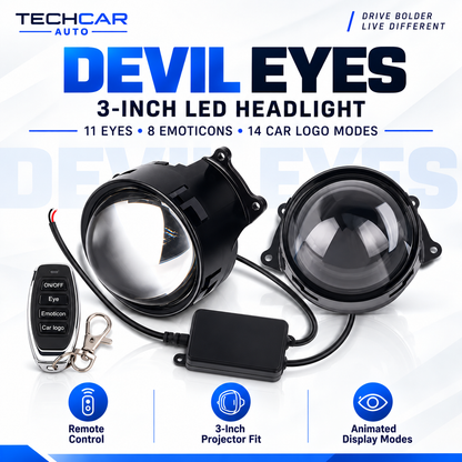 Devil's Eye Car LED Headlight 3inch