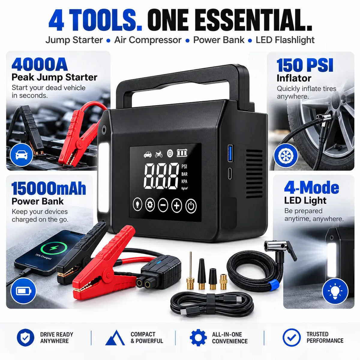 Jump starter 4000a