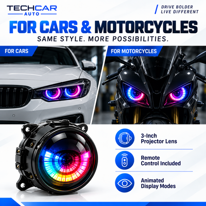 Devil's Eye Car LED Headlight 3inch