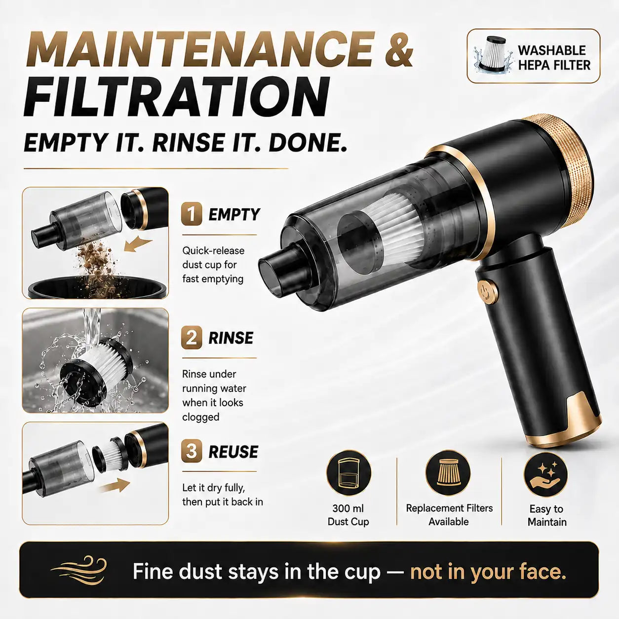 4-in-1 Car Vacuum