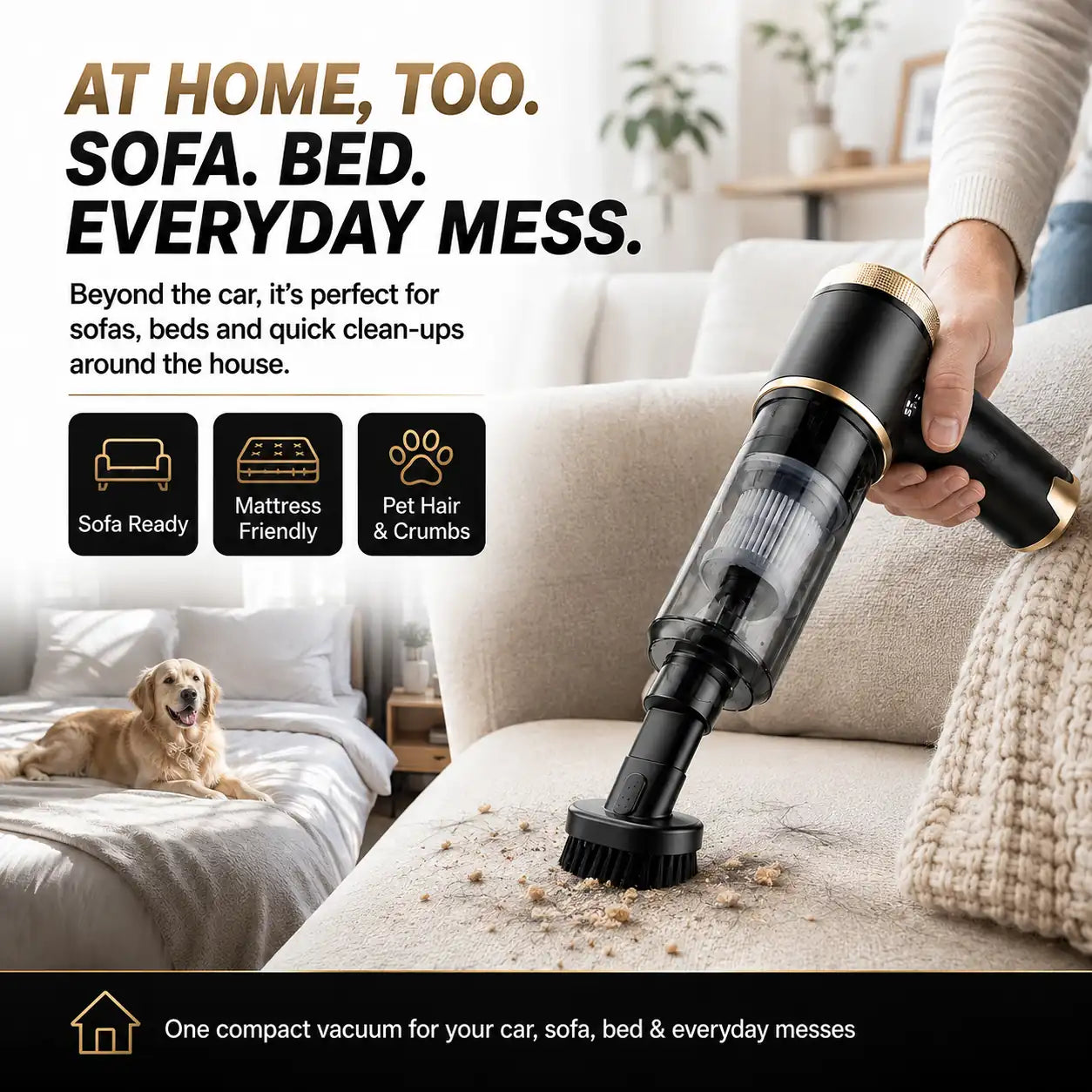 4-in-1 Car Vacuum