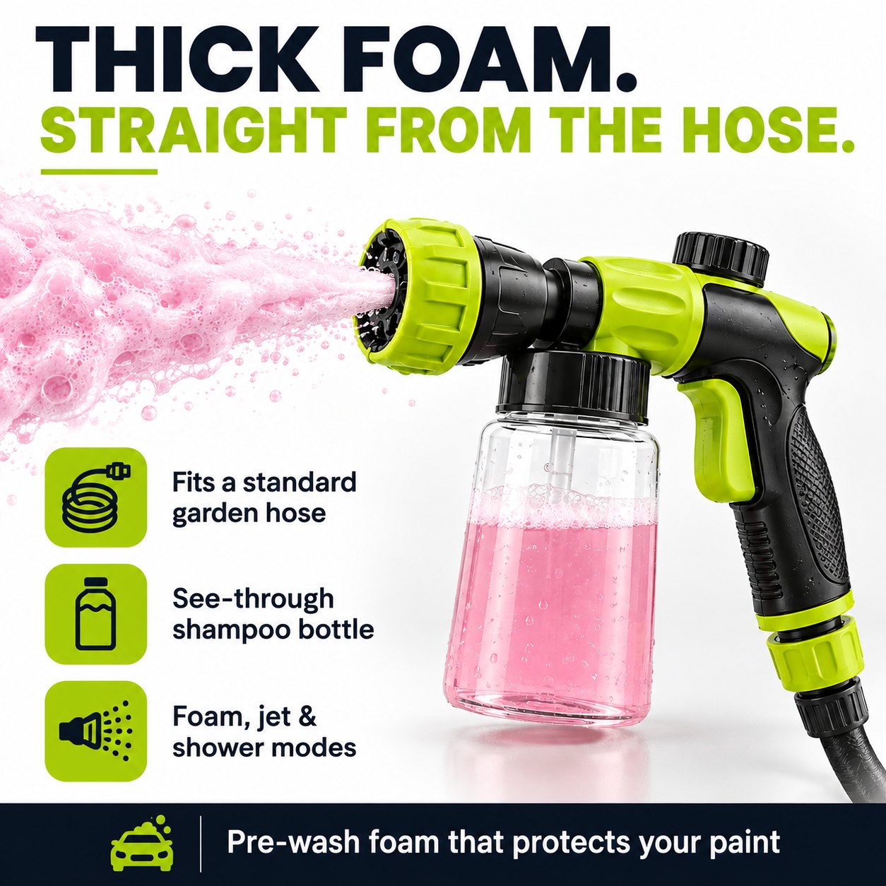 TechCar FoamJet Hose Foam Gun